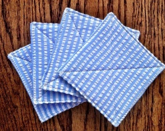 Seersucker Coasters