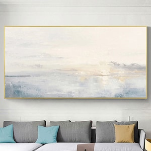 Large ocean sunset painting coastal painting Large wall art ocean painting beach painting big sea abstract painting landscape painting art