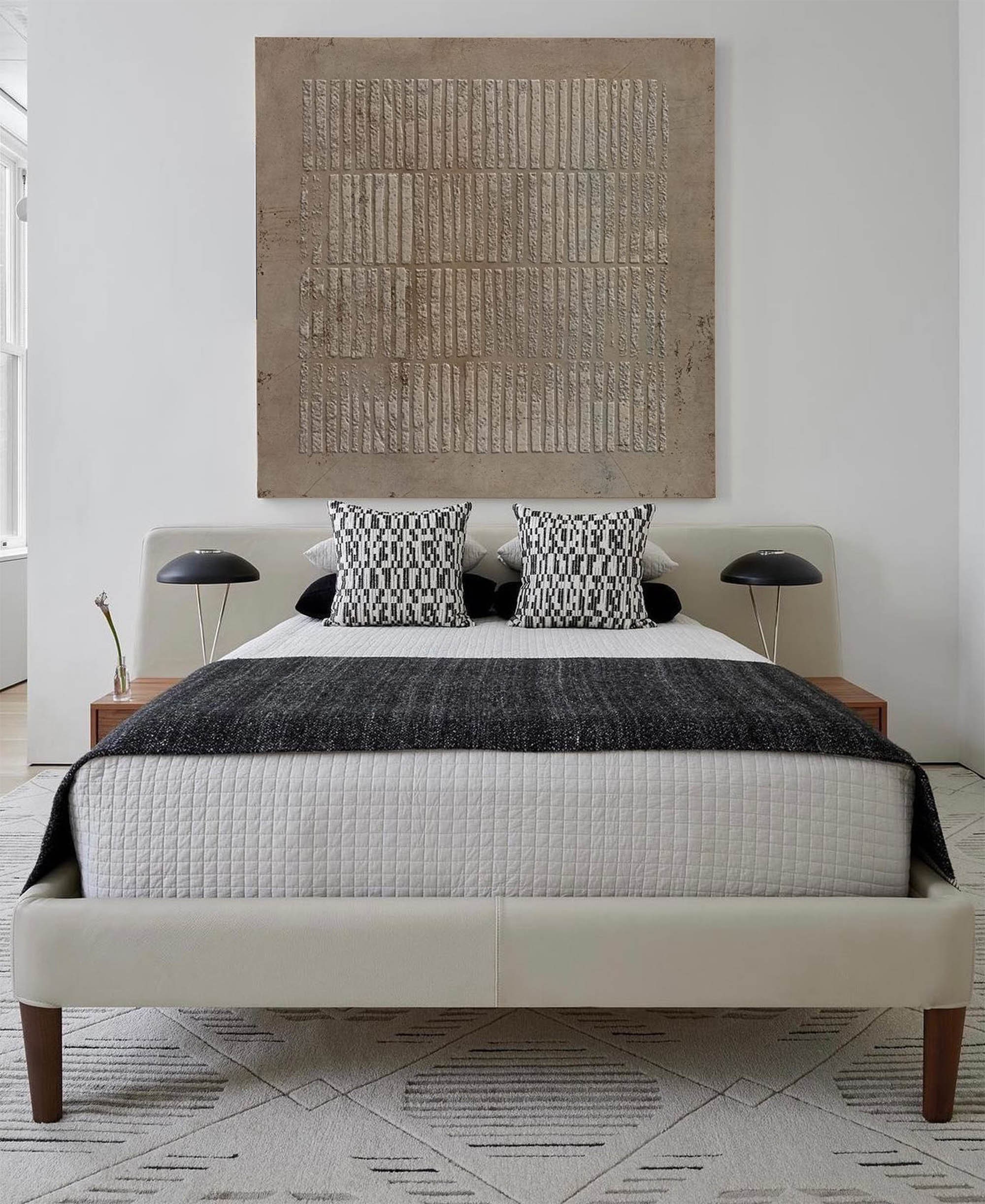 Brown Wall Painting Grey Taupe Wall Art Taupe Wall Painting on Etsy