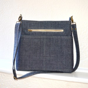 Crossbody Purse PATTERN, Easy Bag Pattern, Shoulder Bag Sewing Pattern ...