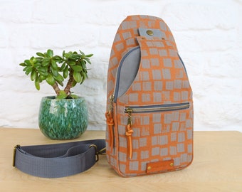 Retro-tec Sling Bag Sewing Pattern, Unisex Backpack Pattern, Laptop Bag  Pattern, Crossbody Bag Pattern, Pdf Instant Download 