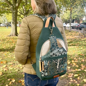 Retro Tech Backpack SEWING PATTERN, Sling Bag Pattern, Two Versions, Easy Backpack Pattern, Mens Backpack pattern, Pdf, Instant Download