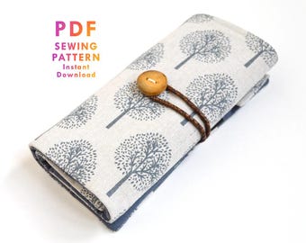 Knitting Needle Case Sewing Pattern: Double Pointed Needles (PDF)