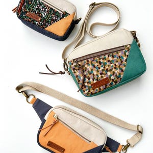 NEW! TRIO Bag Pattern | Camera Bag Pattern | Waist Bag Pattern | Fanny Pack Pattern | Three-in-One Bag Pattern | PDF File | Instant download