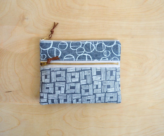Double Zipper Pouch PATTERN 3 Sizes Zipper Pouch Fully Lined Pouch Easy Pouch Sewing Pattern PDF Instant Download Etsy