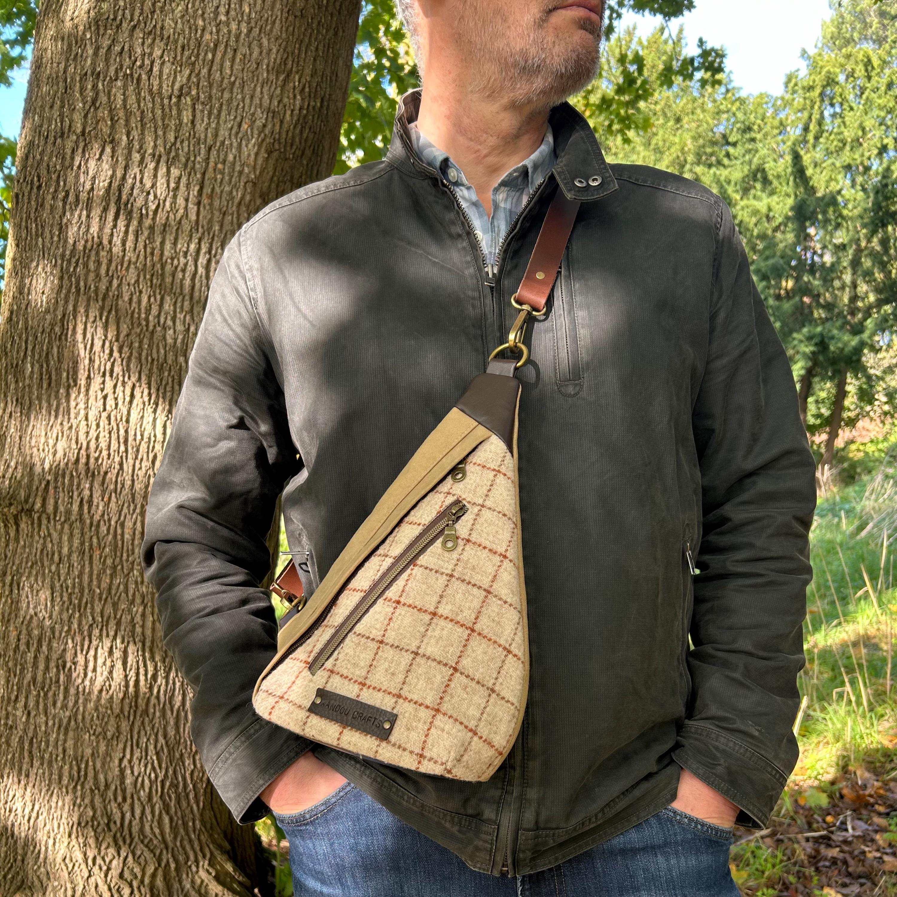 Sling Bag SEWING PATTERN, Finn Sling Bag Pattern, Unisex Sling Bag