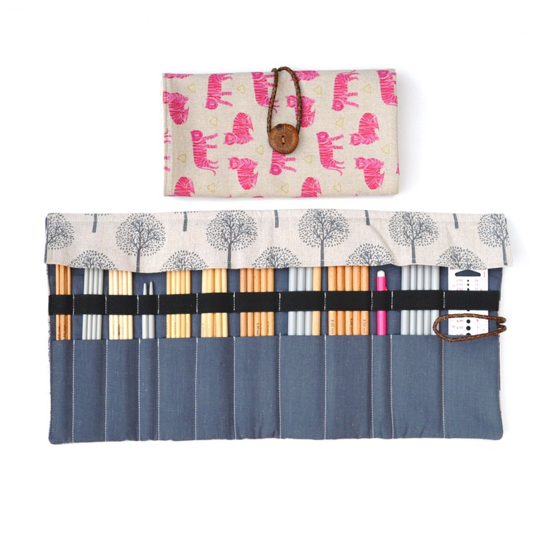 Knitting Needle Case sewing patternDouble Pointed Needle case Etsy