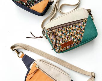 TRIO Bag Pattern | Three Pattern Bundle| VIDEO | Camera Bag Pattern | Waist Bag Pattern | Mini Bag Pattern Childs Bag Pattern | PDF Download