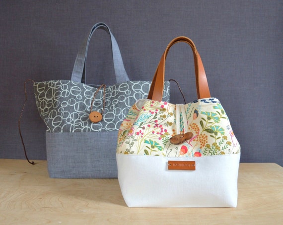 Recycled Jean Bag with Simple Embroidery Designs for Kids - Laura