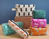 Boxy Zipper Pouch Sewing Pattern: 6 Sizes, Fully Lined (PDF)