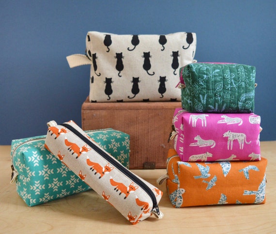 Boxy Pencil Pouch Sewing Tutorial