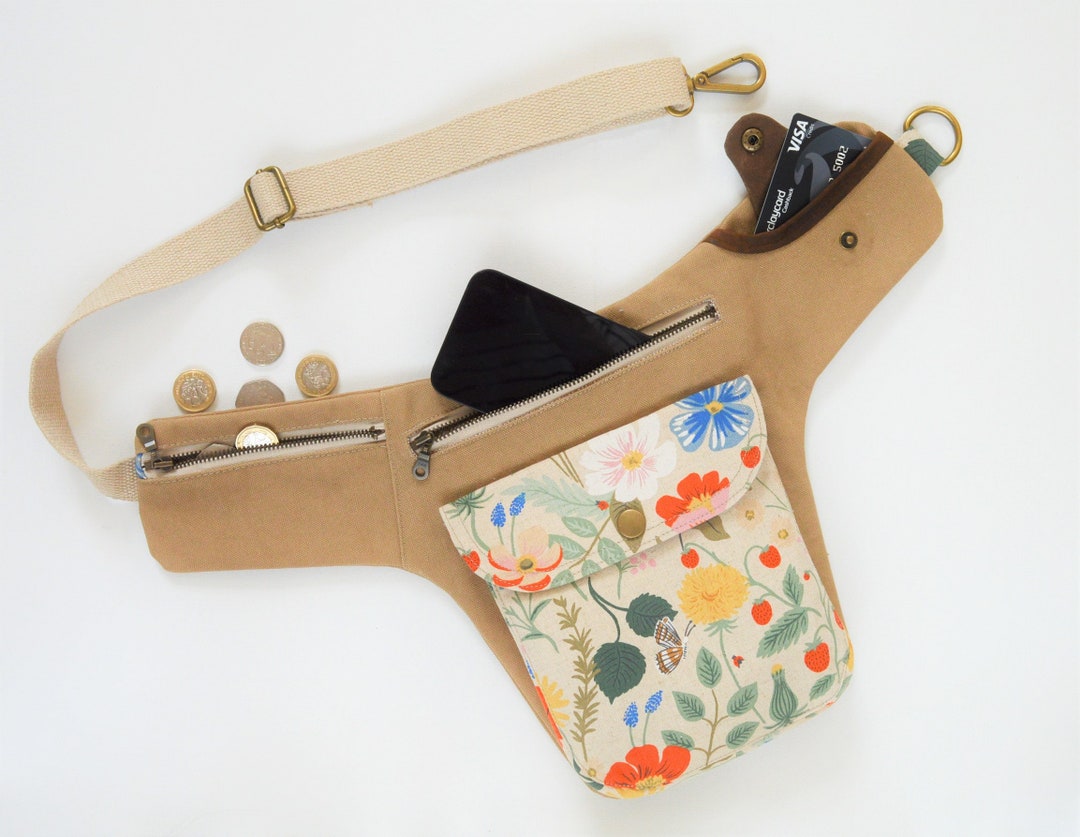 Festival Hip Bag SEWING PATTERN: 5-pocket Waist Belt (PDF Pattern) - Etsy