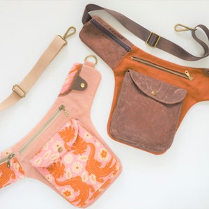 Festival Hip Bag SEWING PATTERN: 5-pocket Waist Belt (PDF Pattern) - Etsy
