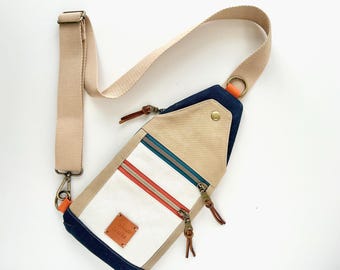 NEW! Fielder Pouch Sewing PATTERN, Easy Crossbody Bag Pattern, Chest Bag Pattern, Travel Bag Pattern, Photo Tutorial, PDF file