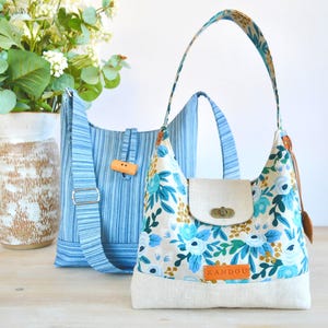 Alicia Purse Crossbody Bag Sewing Pattern: Beginner 2-in-1 Women's Bag (PDF Download)