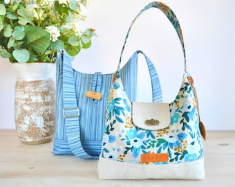 Alicia Purse Crossbody Bag Sewing Pattern: Beginner 2-in-1 Women's Bag (PDF Download)