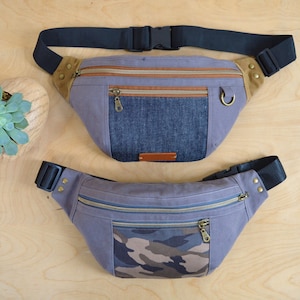 Fanny Pack PATTERN, Hipster Pouch, Fanny Pack Sewing Pattern, Men's Waist Bag Pattern, Bum Bag Pattern, pdf, Instant Download