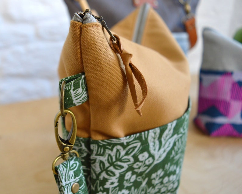 Knitting Bag Sewing Pattern Project Bag Pattern Oxford Pouch Etsy