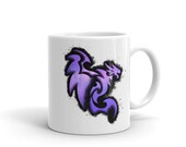 Purple Forged Dragon Mug - Dragon Coffee Mug - Fantasy Dragon Mug - Personalized - Colorful Dragon - Dragon Lover Gifts - Mythical Creatures