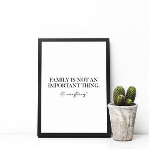 La familia no es algo importante, lo es todo Imprimir