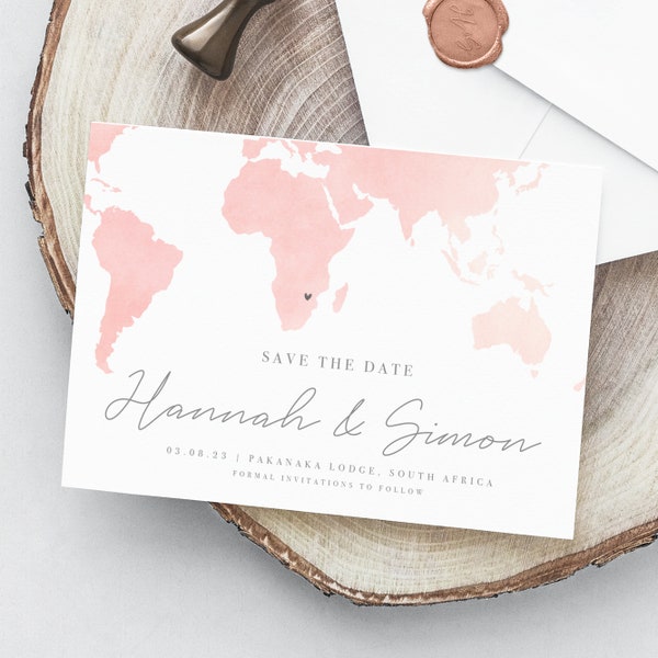 Zimbabwe Wedding Invitation Etsy