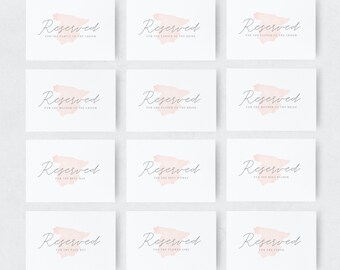 Spain Reserved Seating Card/Sign A4