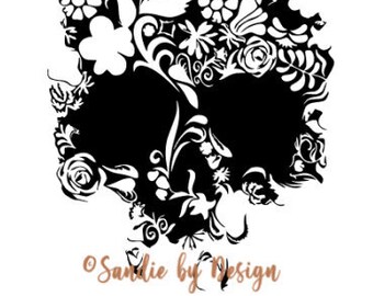 Free Free 314 Flower Skull Svg Images SVG PNG EPS DXF File