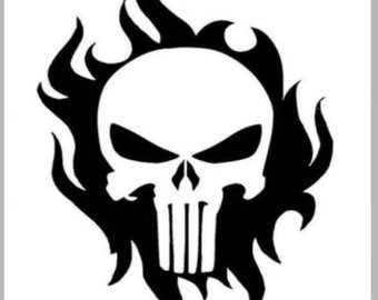 Download Punisher Skull Svg Etsy