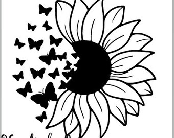 Hearts And Flowers Drawings Etsy