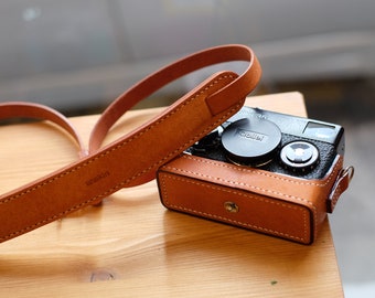 Italy Leather Handmade Rollei 35 , Rollei 35 S , Rollei 35 SE , Rollei 35 T , Rollei 35 TE film camera half case