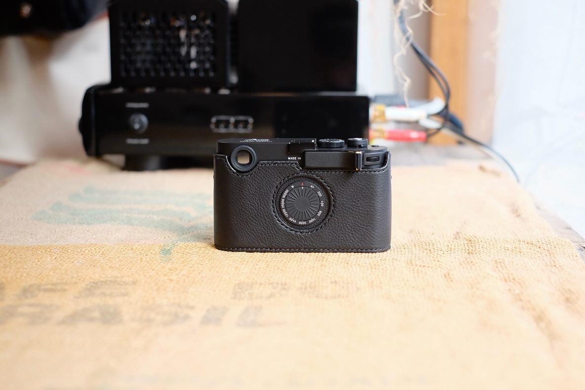 Custodia Mezza Fotocamera In Pelle Funper Per MINOLTA TC-1 – Colore Nero - Foto 2