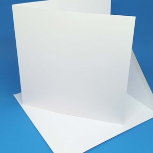 Pre Scored/Pre Creased A5 Folding To A6 300gsm White Card Blanks And Envelopes. Greetings Card, Birthday, Wedding, Christmas,FREE UK POSTAGE