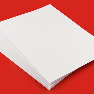 Blank Business Cards White 350gsm or Kraft Card, Stamping 