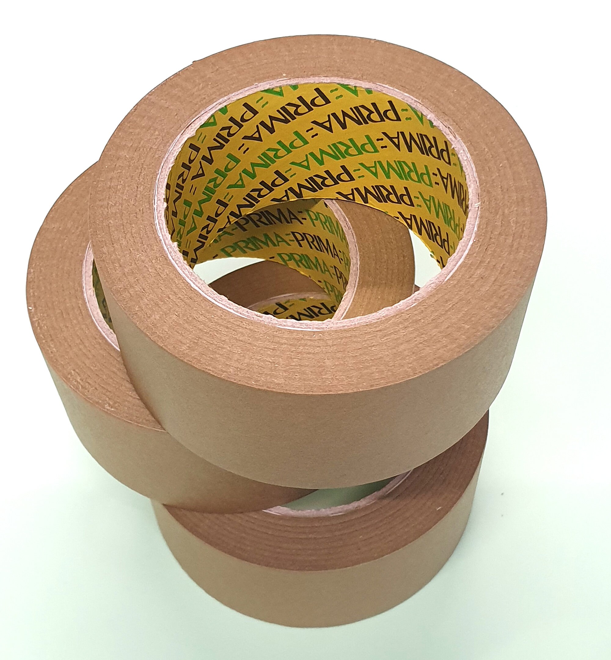 3 Rolls Paper Tape Standard ökopack Paper Brown 50 mm x 50 M 