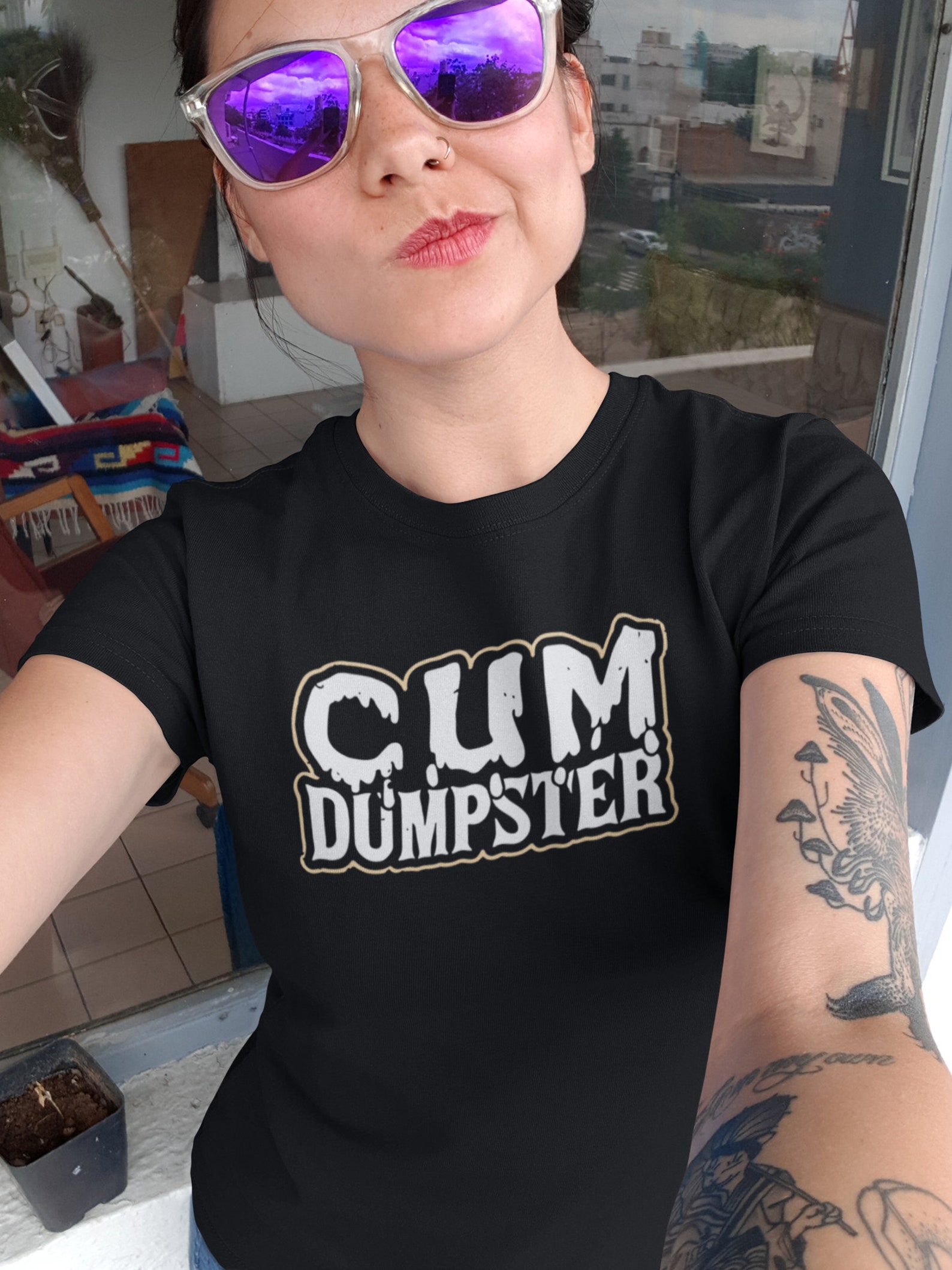 Cum Dumpster T Shirt Etsy