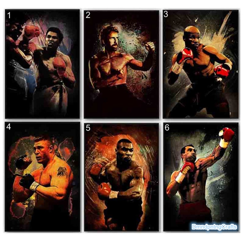 Diamond Embroidery Sale Boxing Fighters Art Home Wall Decor Diamond Painting Cross Stitch Diamond Mosaic Rhinestones Pictures