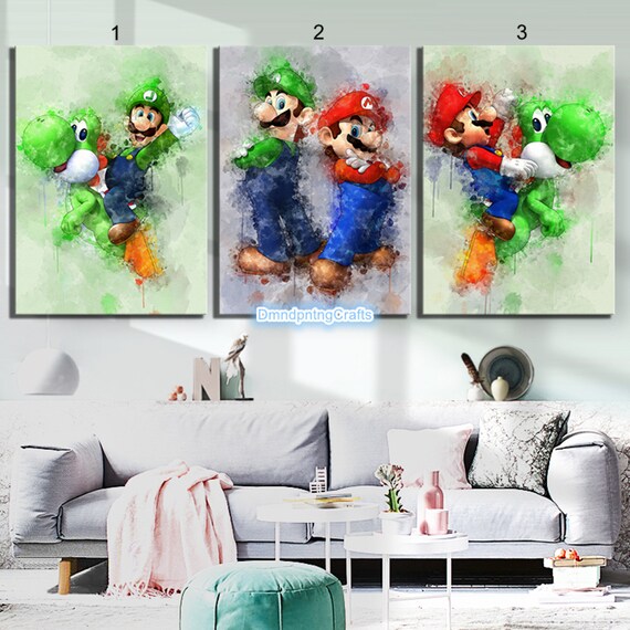 3d Diy Diamond Painting Cartoon Super Mario 5d Diamond Embroidery Pattern Full Square Round Diamond Mosaic Decor Paintings