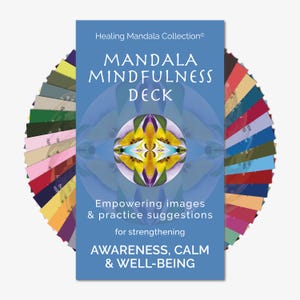 Achtsamkeit Kartendeck | druckbare inspirierende Karten | digitaler Download Karten | Buddhistische Meditationskarten | Meditations-Kartendeck