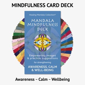 Carte Mandala per la Mindfulness – Mazzo per la meditazione e la calma, per alleviare lo stress, download digitale