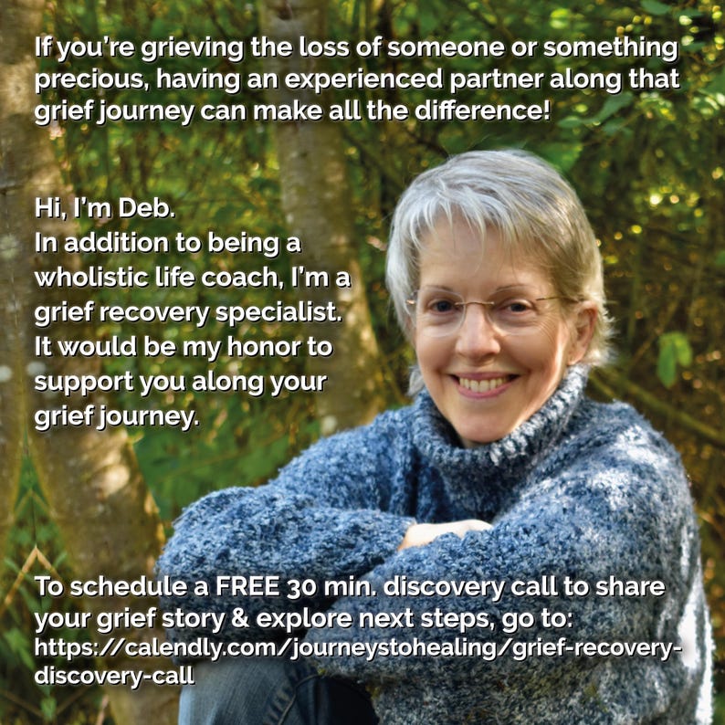 Heart Healing Grief Deck, on a rustic table under the guidance of a coach: 'Let this deck be your guide on a journey of reflection, healing, and renewed strength