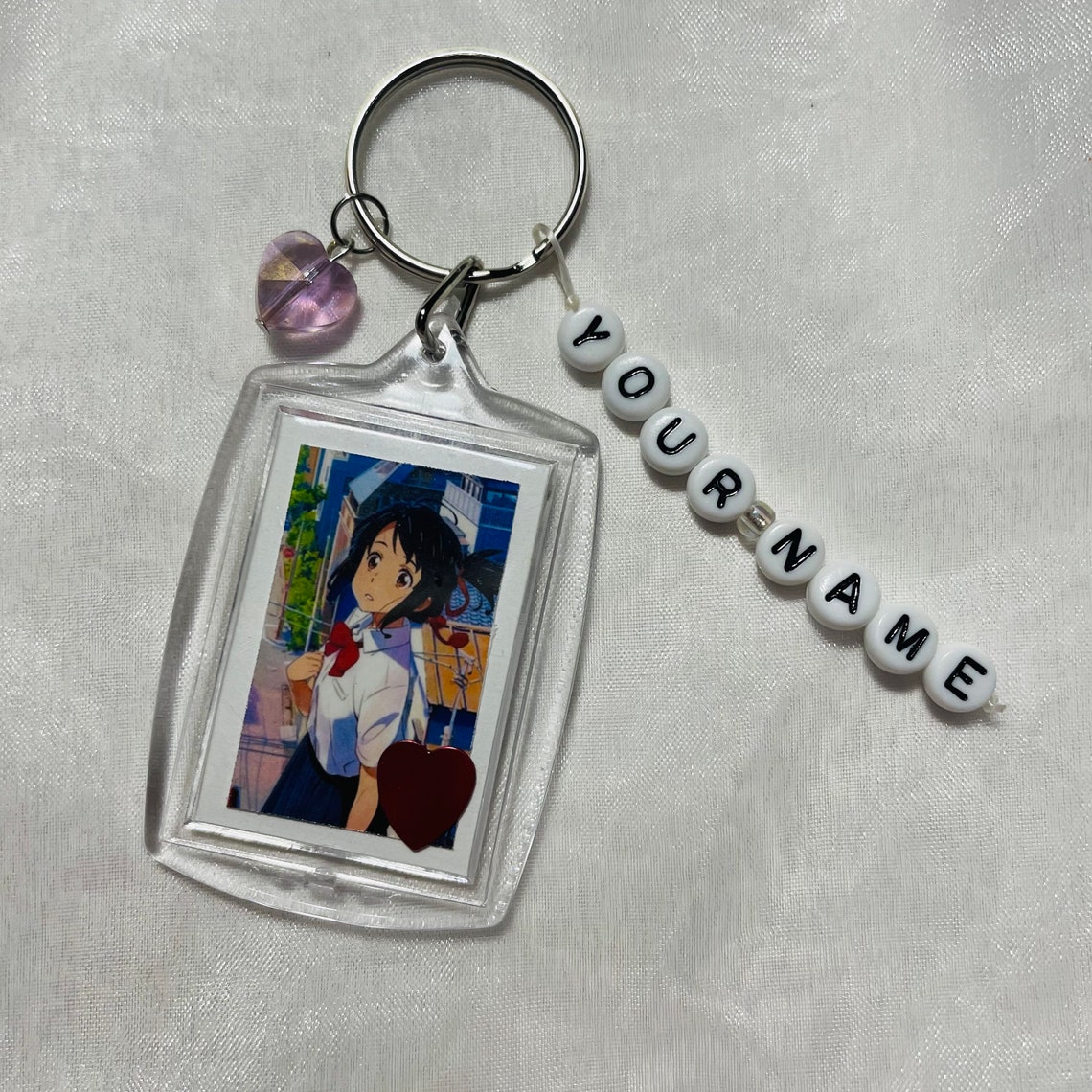 Anime Photo Keychains Etsy