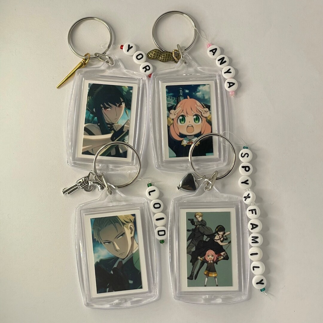 Anime Photo Keychains - Etsy