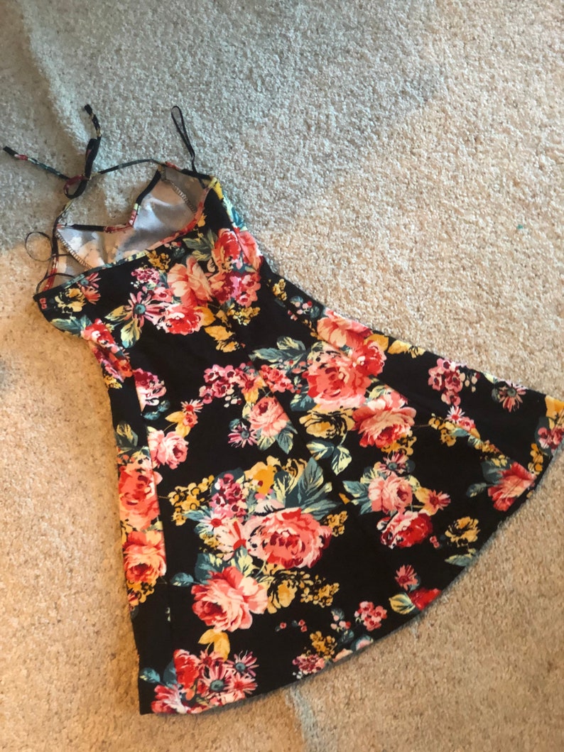 Ladies vintage halter dress #130