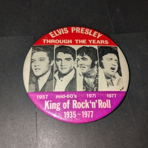 Elvis Presley Through the Years 1957-1977 Pin