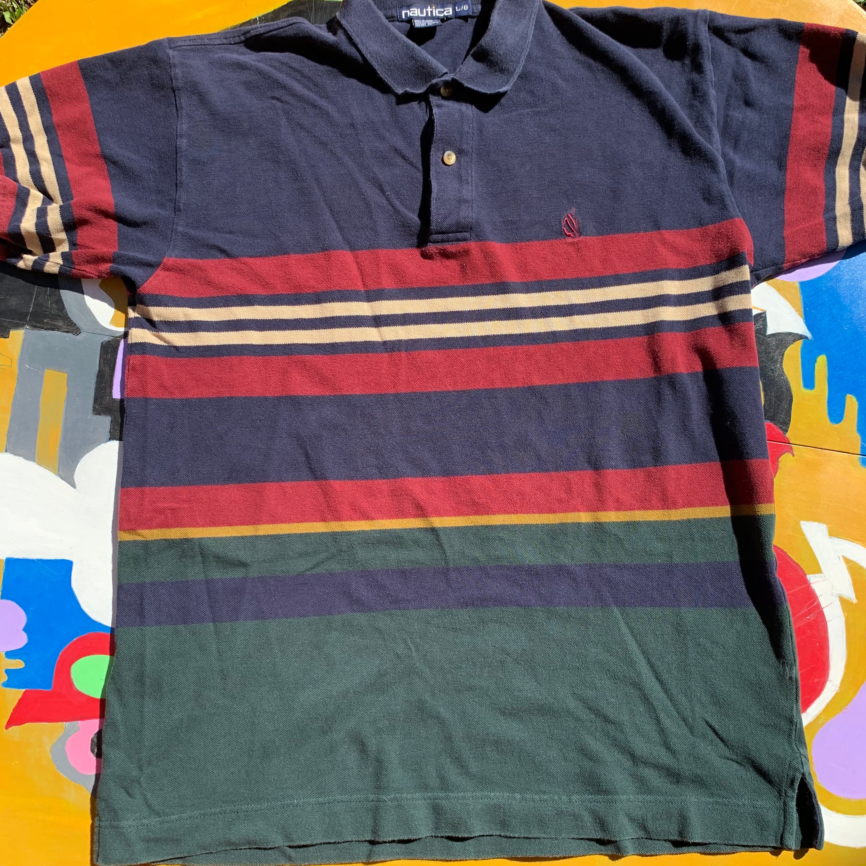 vintage nautica polo shirt