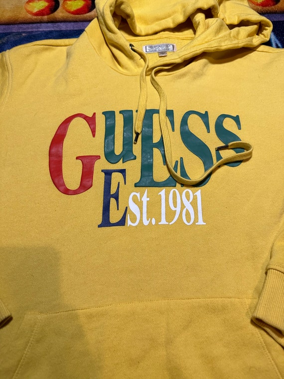 Vintage Guess Hoodie Etsy Canada