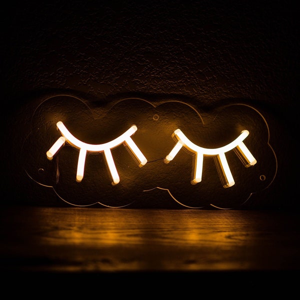 Eyelash Sign Etsy