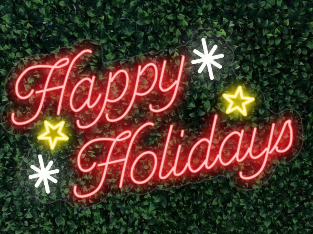 Happy Holidays LED Sign for Home, Weddings, Special Occasions - Etsy