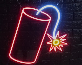 Dynamite TNT LED wall sign