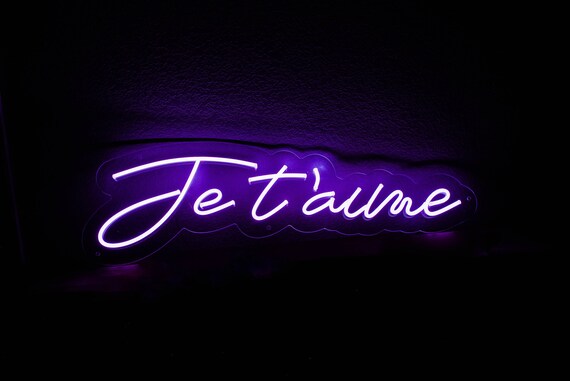 Je T Aime Love Neon Sign For Weddings Events Or Home Etsy Je T Aime Love Neon Sign For Weddings Events Or Home Etsy